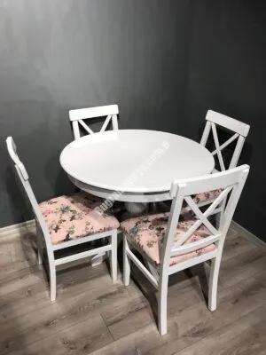 EKO YUVARLAK BABA AYAK MASA ÇARPI SANDALYE