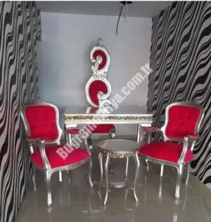 GÜMÜŞ YAPRAK VARAK SET