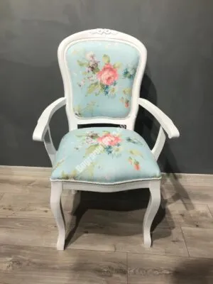 COUNTRY ÇİÇEKLİ SANDALYE KOLLU