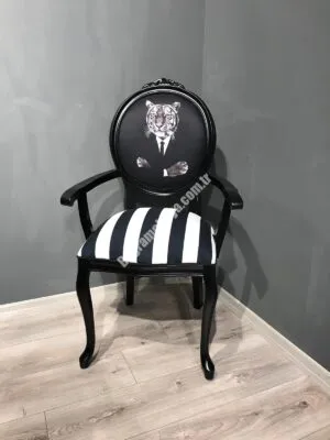RESİMLİ KOLLU SANDALYE