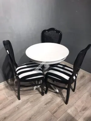 KLASİK HASIRLI MASA SANDELYE TAKIM