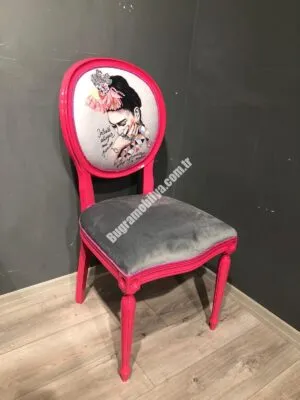 Frida Kahlo MADALYON SANDALYE