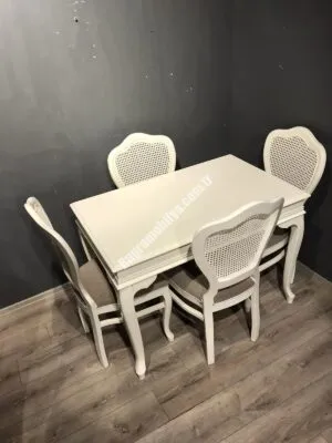 LÜKENS MASA HASIR SANDALYE TAKIM