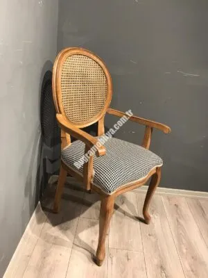 KOLLU HAZİRAN HASIRLI SANDALYE