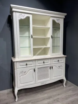 ÇİÇEKLİ COUNTRY VİTRİN MEŞE