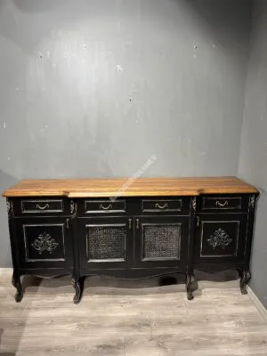 COUNTRY KONSOL MUDO SİYAH ESKİTME