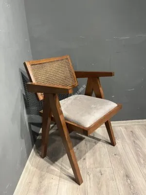 LUNA HASIRLI SANDALYE CEVİZ