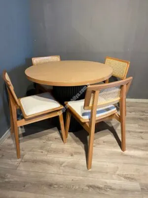 100LÜK PTT MASA ALEGRA SANDALYE TAKIM NATUREL