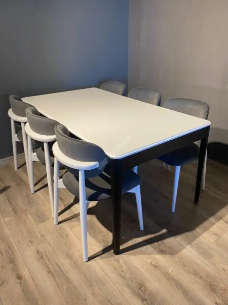 Soft Masa 170Lik Polo Sandalye Takım Beyaz