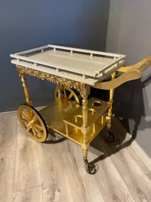 Servis Arabası Altın Çatlak Varak