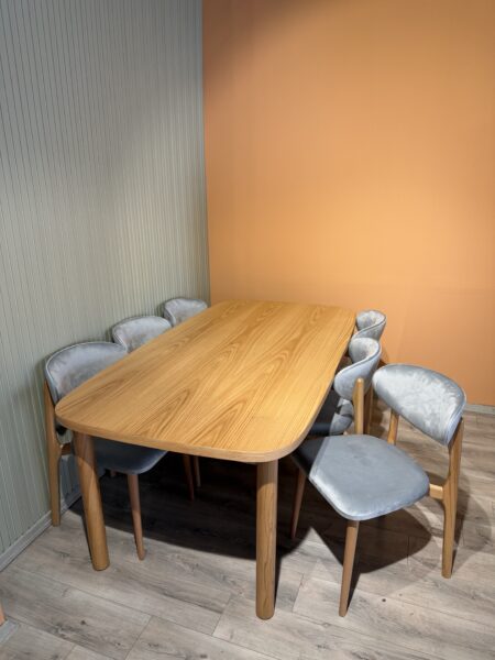 Abelya Masa Başkent Sandalye Takım Naturel