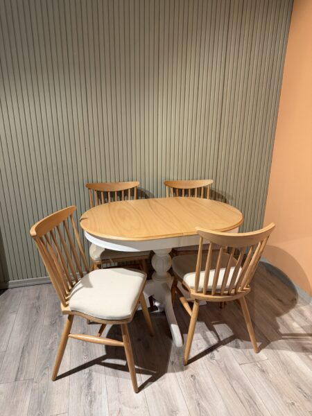 Ovel Baba Masa Yıldız Takım Naturel